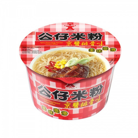 Doll Bowl Rice Vermicelli Spicy Pork Chop Flavour 73g