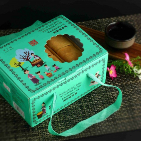 [Pre-order]Koi Kei Bakery Phoenix Egg Roll With Shredded Pork Jerky Gift Box 180g