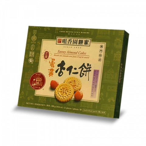[Pre-order]Choi Heong Yuen Bakery Macau Almond Cakes with Egg Yolk 12 pieces