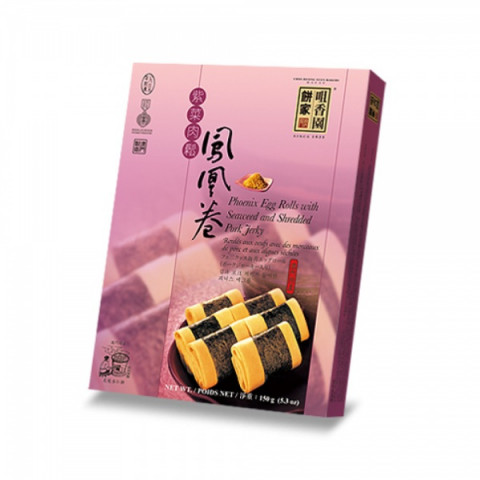 [Pre-order]Choi Heong Yuen Bakery Macau Phoenix Egg Rolls with Seaweed and Shredded Pork Jerky 150g