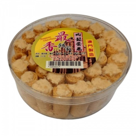 澳門最香餅家　豚肉の田麩入り鶏蛋巻（エッグロール）　３１０ｇ