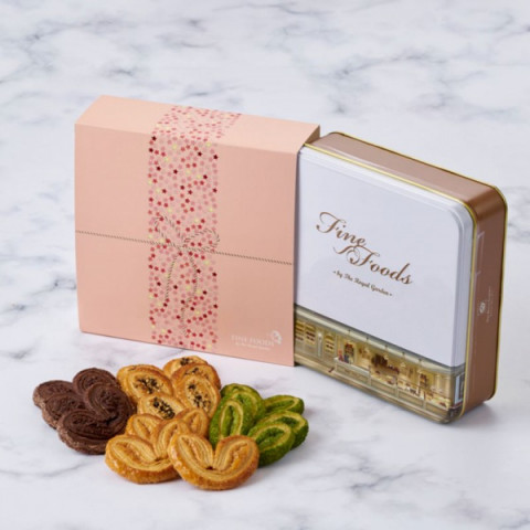 [Pre-order]The Royal Garden Hotel 4 Assorted Butterfly Cookies Palmiers 200g
