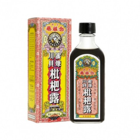 京都念慈菴　蜜煉川貝ビワのどシロップ　９５ｍｌ