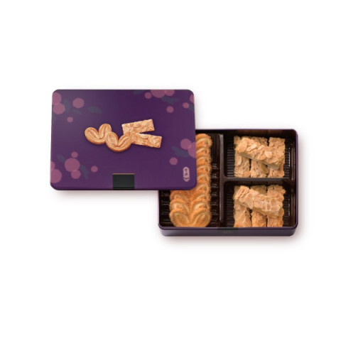 Kee Wah Bakery Almond Crisps and Palmiers Gift Box 17 pieces